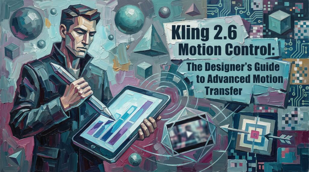 Kling 2.6 motion control interface showing motion transfer from reference video to target image with full-body tracking and hand precision details
