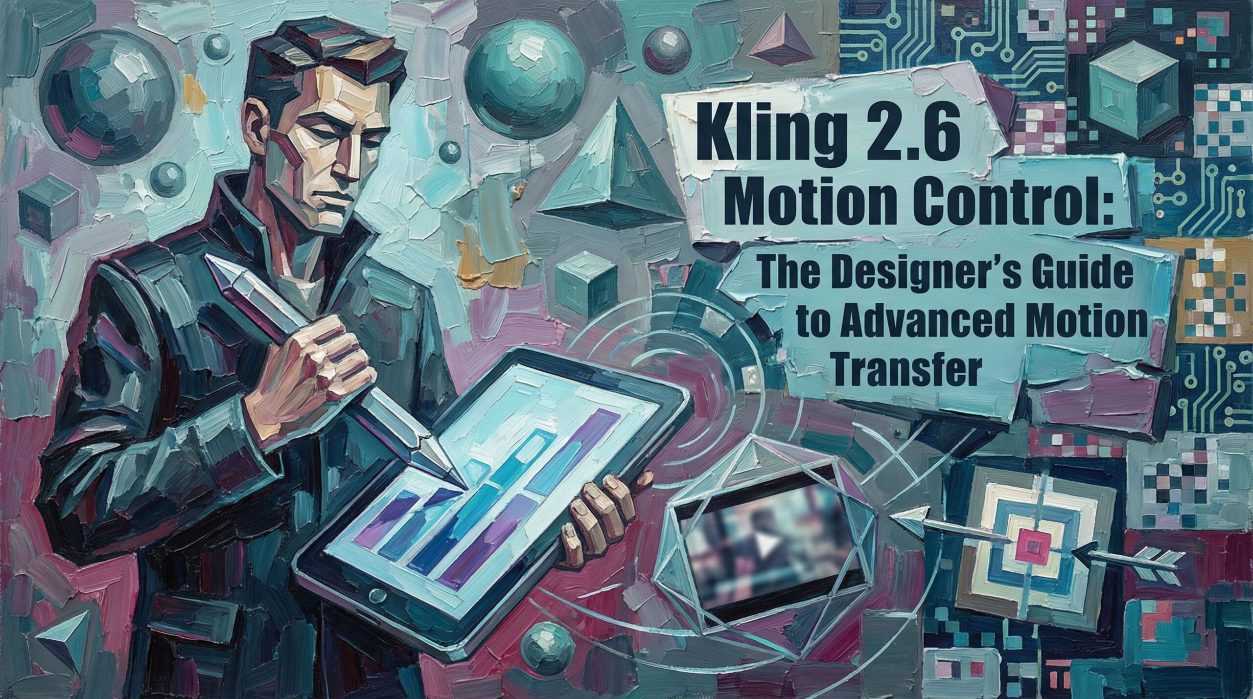 Kling 2.6 motion control interface showing motion transfer from reference video to target image with full-body tracking and hand precision details