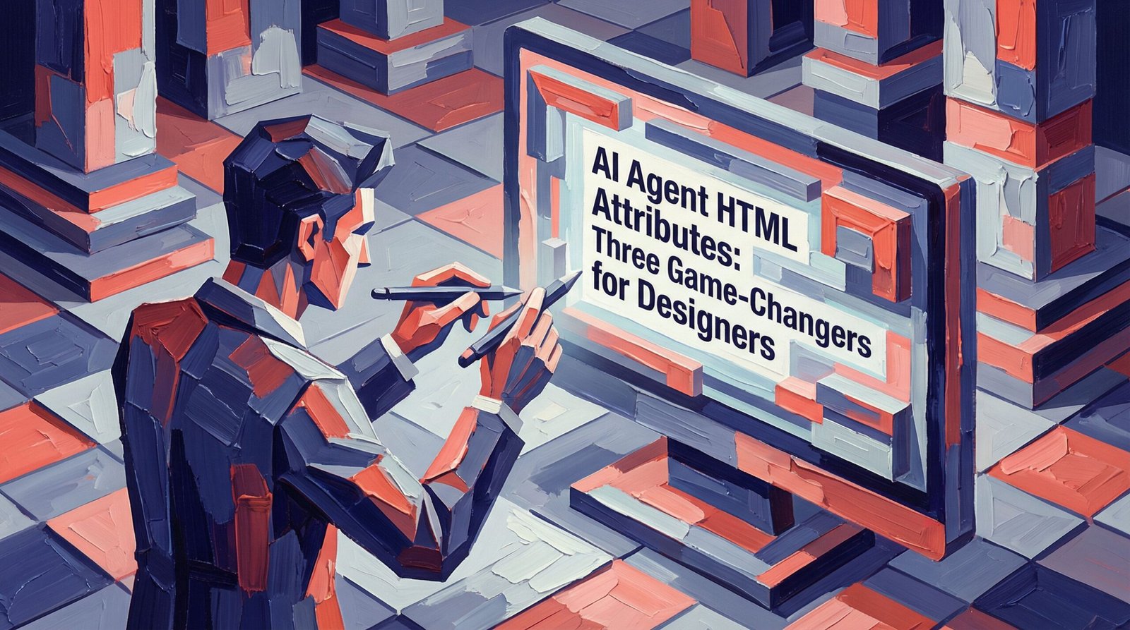 Three HTML attributes enable AI agents to discover and use design platforms automatically through semantic web standards
